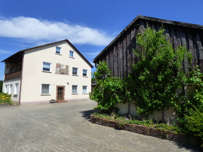 Haus in der Seitenansicht